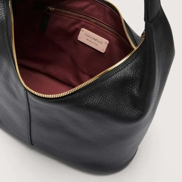 Coccinelle Fernanda Medium Noir Women Coccinelle Shoulder Bags Coccinelle Fernanda Medium Noir Women Coccinelle Shoulder Bags