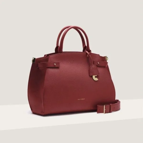 Coccinelle Klich Medium Brandy Women Coccinelle Top Handle Bag Coccinelle Klich Medium Brandy Women Coccinelle Top Handle Bag