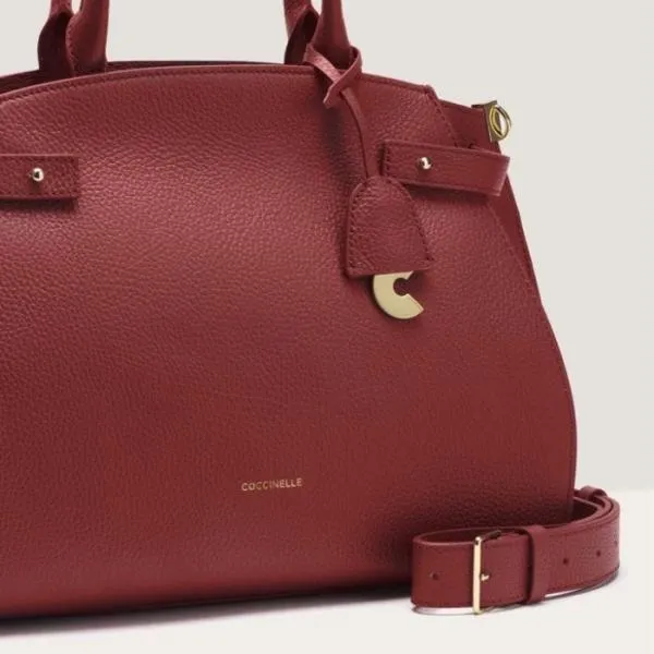 Coccinelle Klich Medium Brandy Women Coccinelle Top Handle Bag Coccinelle Klich Medium Brandy Women Coccinelle Top Handle Bag