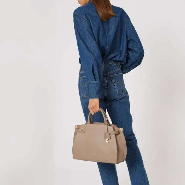 Coccinelle Klich Medium Warm Taupe Women Coccinelle Top Handle Bag