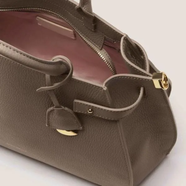 Coccinelle Klich Medium Warm Taupe Women Coccinelle Top Handle Bag