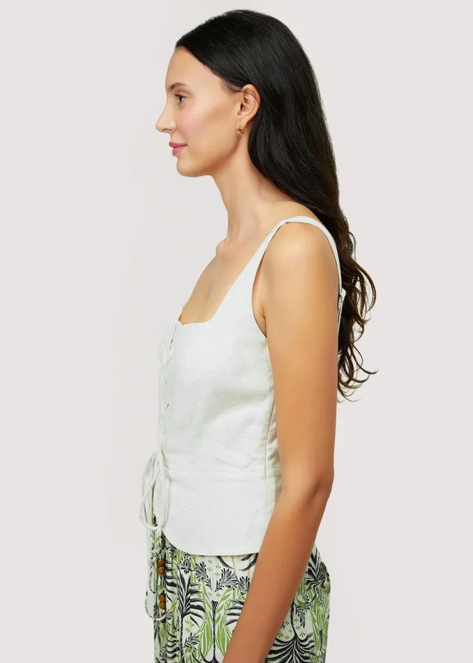 Costa Del Sol Top Oatmeal Women Lost Wander Tops