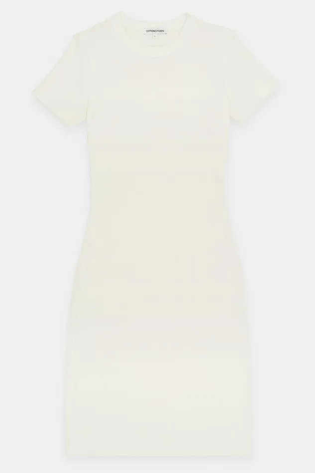 COTTON CITIZEN DRESSES Verona Tee Mini Dress Bone 8211 Women