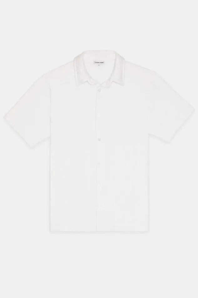 COTTON CITIZEN SHIRTS Presley Short Sleeve Buttondown White 8211 Men