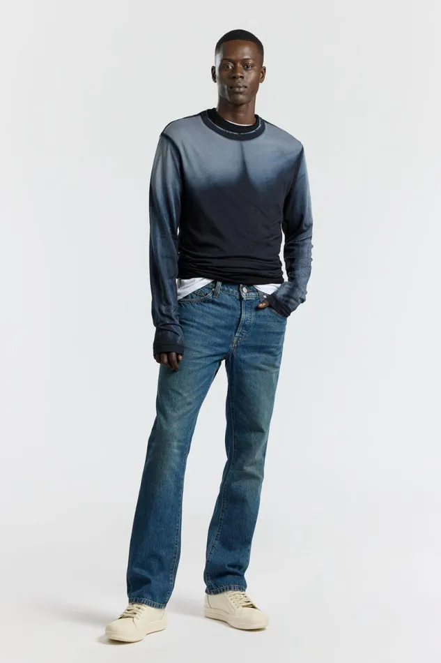 COTTON CITIZEN SHIRTS Prince Long Sleeve Shirt Black Cast 8211 Men