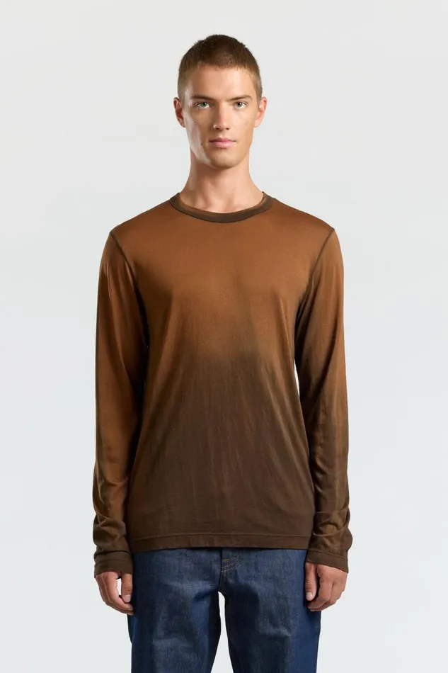 COTTON CITIZEN SHIRTS Prince Long Sleeve Shirt Chestnut Cast 8211 Men
