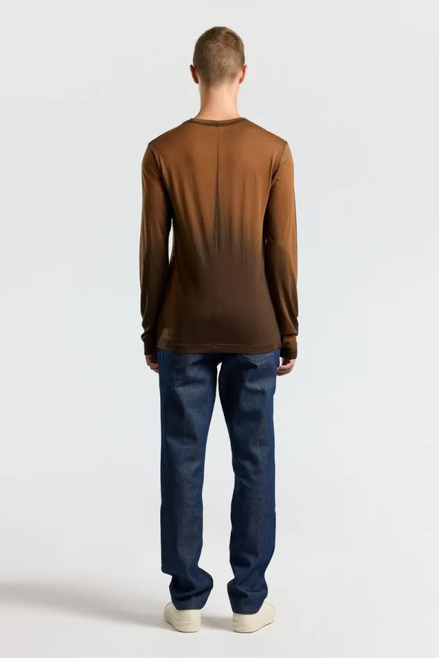 COTTON CITIZEN SHIRTS Prince Long Sleeve Shirt Chestnut Cast 8211 Men