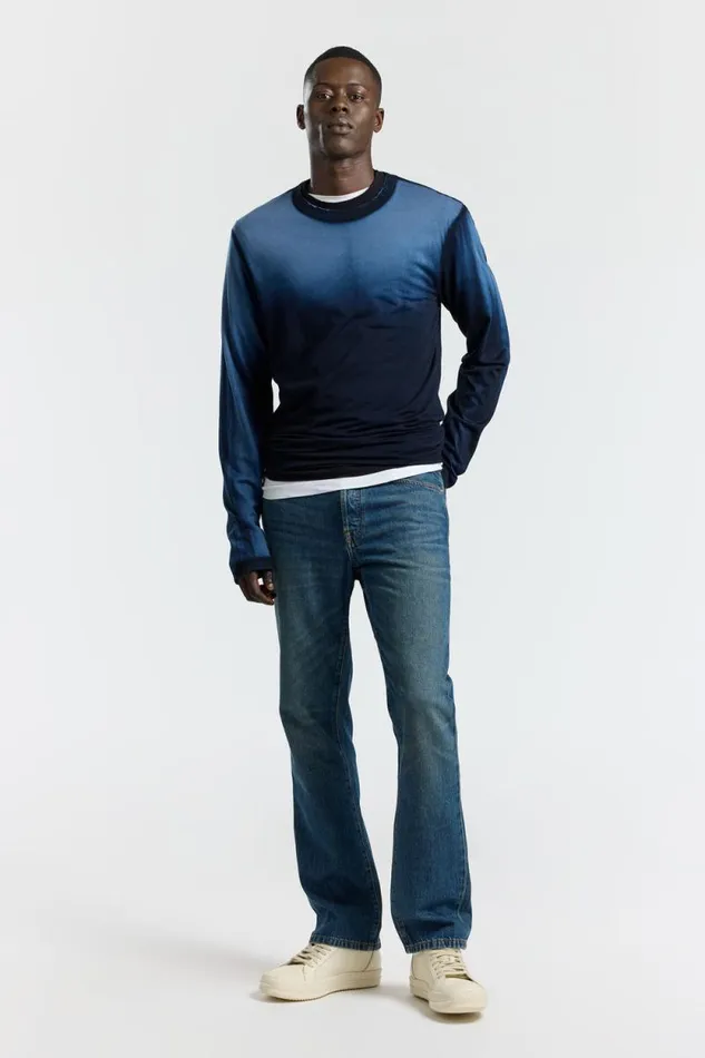 COTTON CITIZEN SHIRTS Prince Long Sleeve Shirt Navy Cast 8211 Men