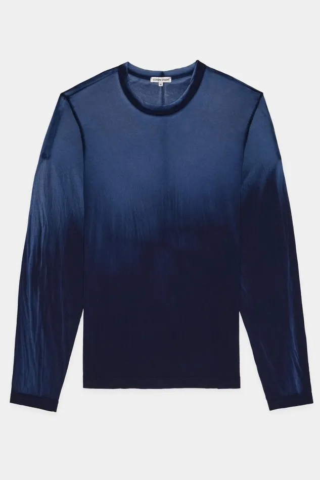 COTTON CITIZEN SHIRTS Prince Long Sleeve Shirt Navy Cast 8211 Men