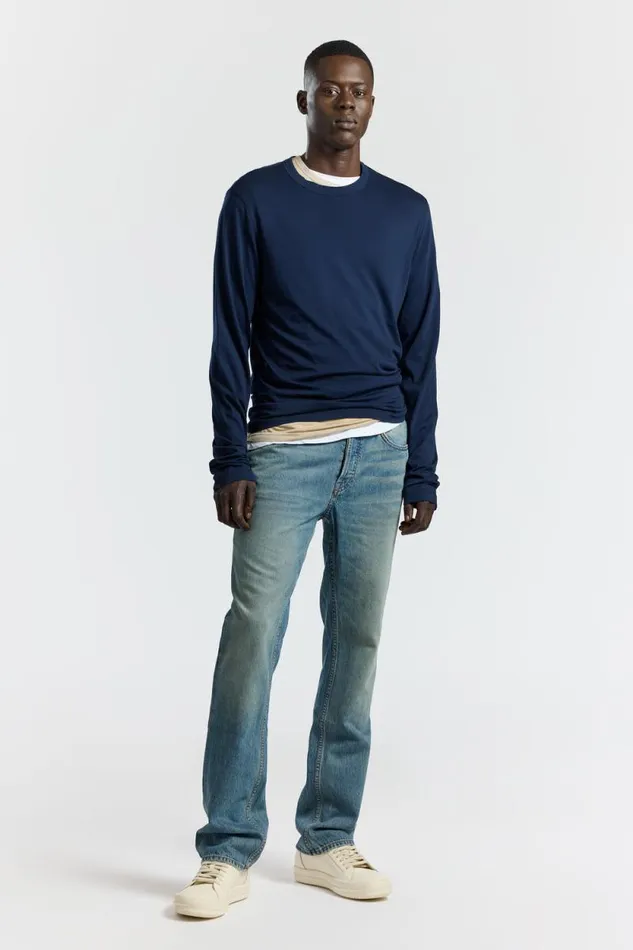COTTON CITIZEN SHIRTS Prince Long Sleeve Shirt Super Navy 8211 Men