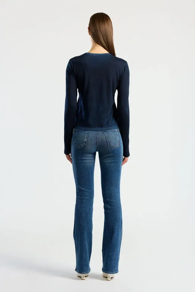 COTTON CITIZEN SHIRTS Standard Long Sleeve Shirt Vintage Navy 8211 Women