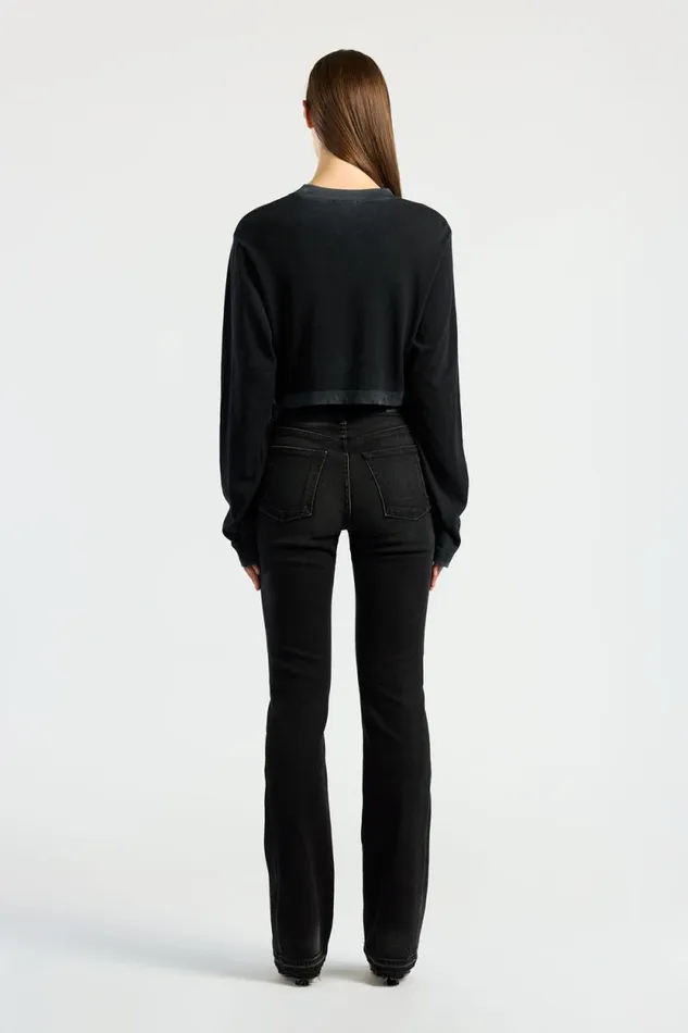 COTTON CITIZEN SHIRTS Tokyo Crop Shirt Vintage Black 8211 Women