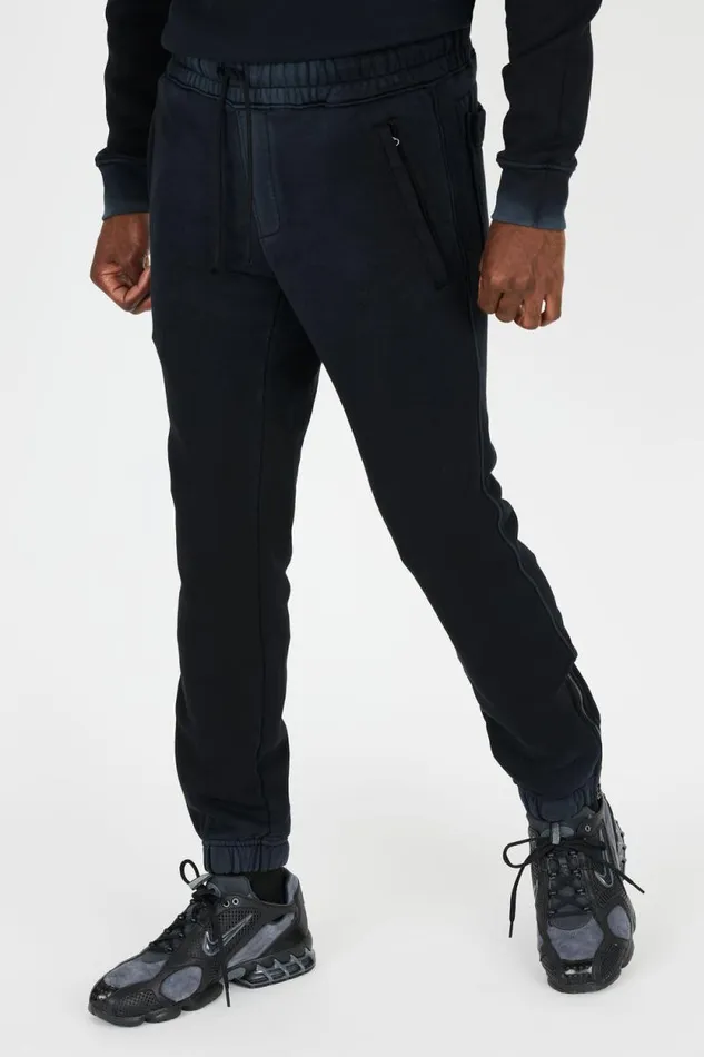 COTTON CITIZEN SWEATPANTS Bronx Zip Sweats Sale Vintage Black 8211 Men