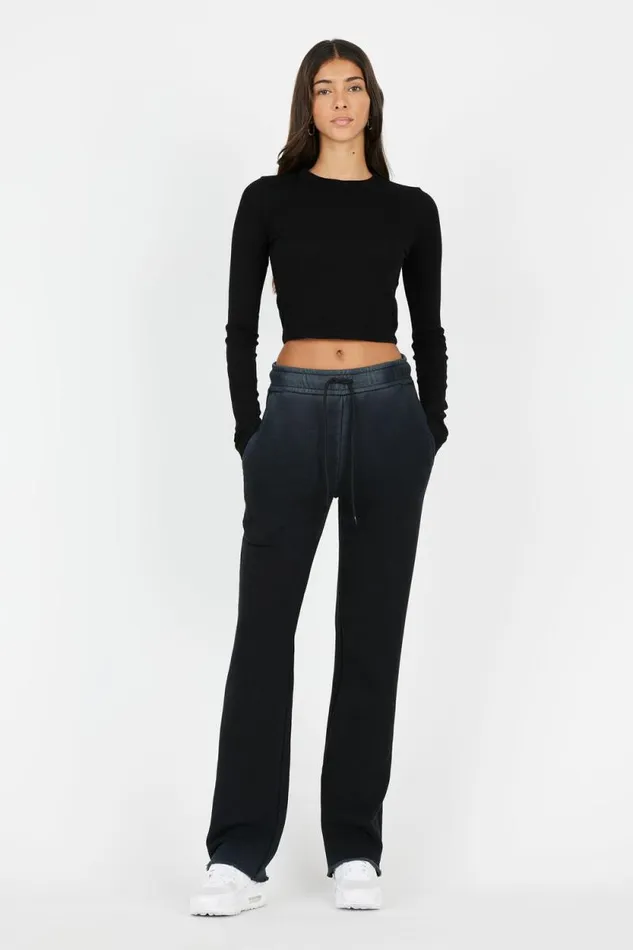 COTTON CITIZEN SWEATPANTS Brooklyn Trouser Vintage Black 8211 Women