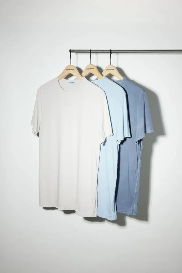 COTTON CITIZEN TEES Classic Crewneck Tee 3Pack Ocean Pack 8211 Men