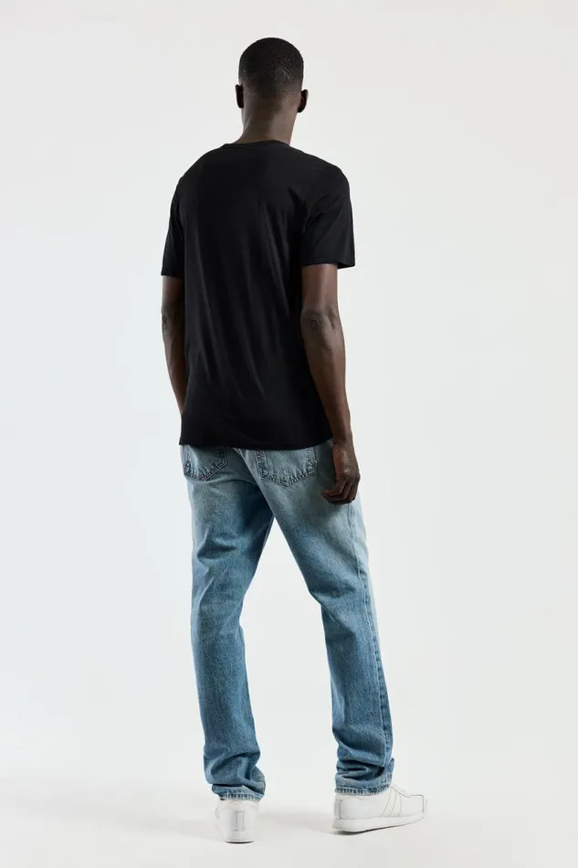 COTTON CITIZEN TEES Classic VNeck Tee Jet Black 8211 Men