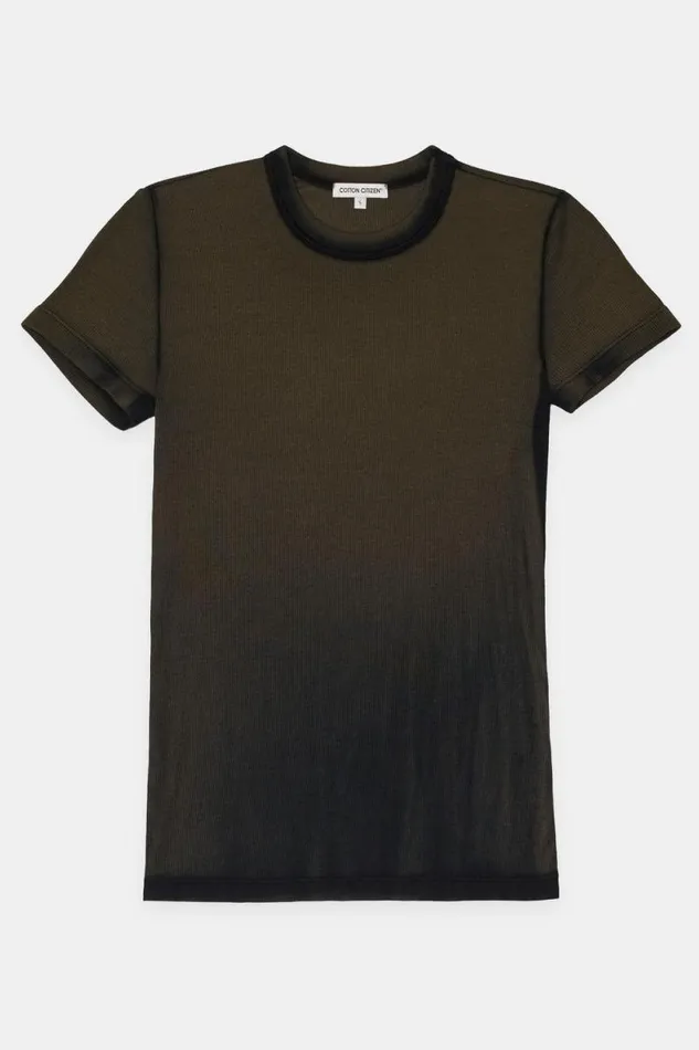 COTTON CITIZEN TEES Verona Tee Carbon Cast 8211 Women