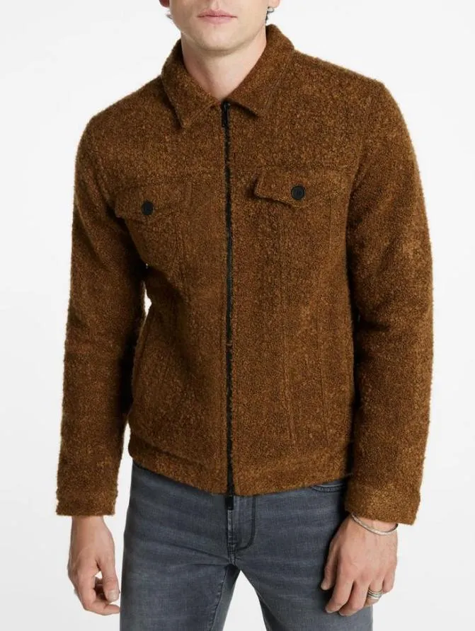 CYNDER TRUCKER Blk Cord Clothing John Varvatos Coats And Jackets