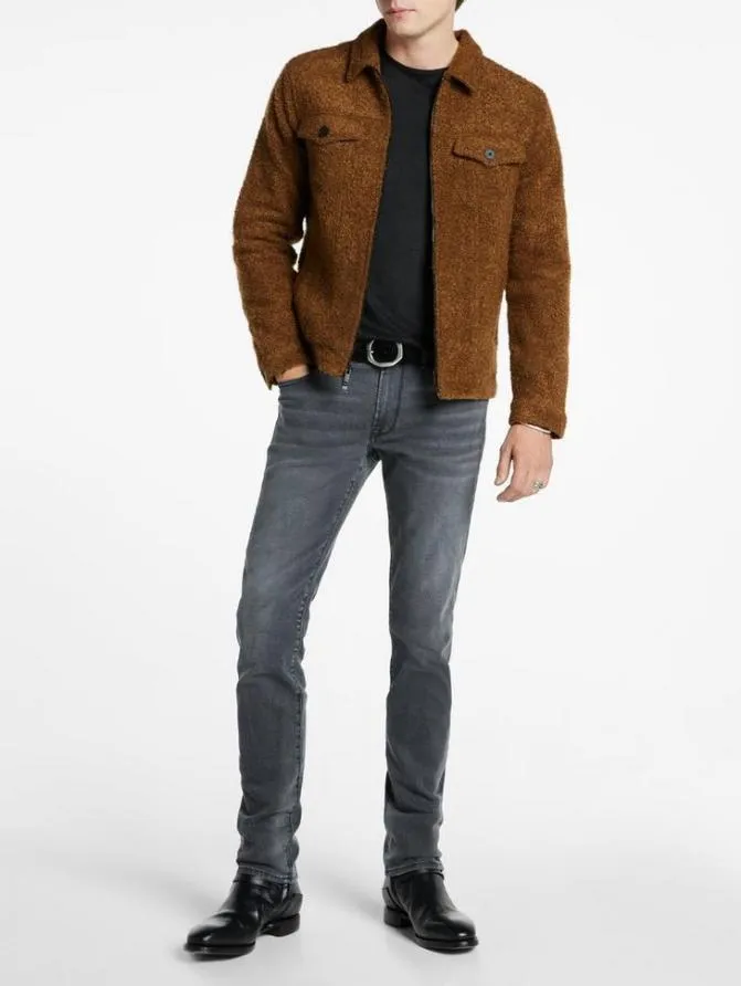 CYNDER TRUCKER Blk Cord Clothing John Varvatos Coats And Jackets