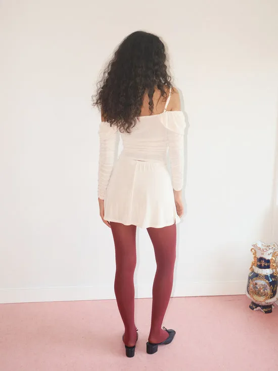 Darcy Skort Vanilla Slinky Bottoms Lisa Says Gah Women