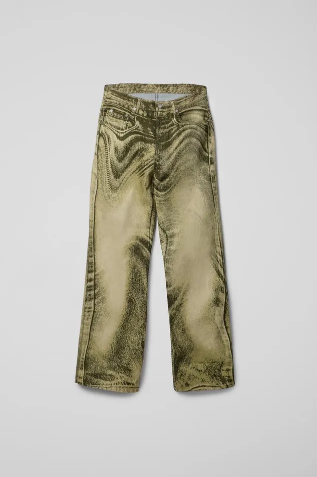 Denim Men Camper Denim Jeans BlackGreen Denim Jeans