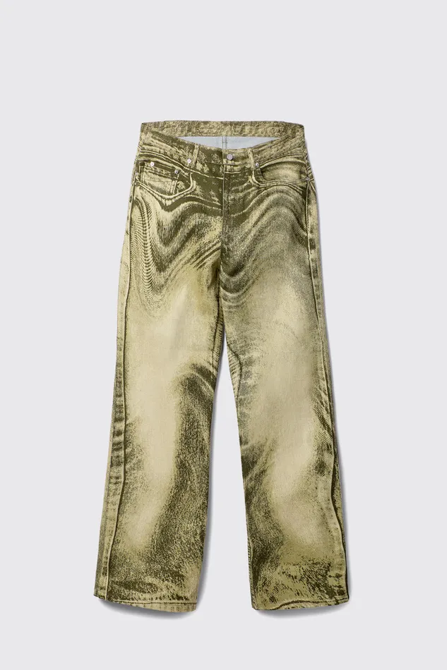 Denim Men Camper Denim Jeans BlackGreen Denim Jeans