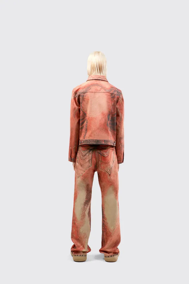 Denim Women Camper Denim Jacket Burnt Orange Denim Jacket Denim Women Camper Denim Jacket Burnt Orange Denim Jacket