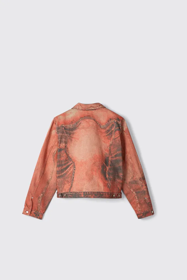 Denim Women Camper Denim Jacket Burnt Orange Denim Jacket Denim Women Camper Denim Jacket Burnt Orange Denim Jacket