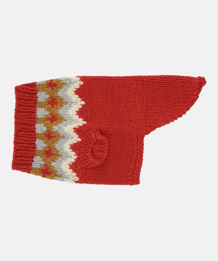 Dog Knit MediumLarge 8211 Red Accessories Ilse Jacobsen Vov and Vuf