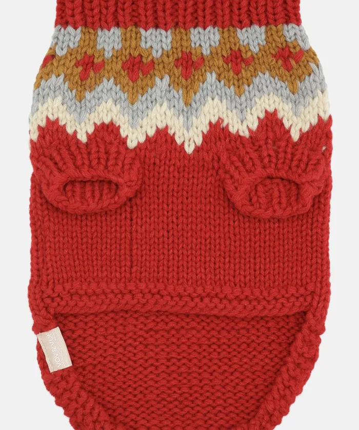 Dog Knit MediumLarge 8211 Red Accessories Ilse Jacobsen Vov and Vuf Dog Knit MediumLarge 8211 Red Accessories Ilse Jacobsen Vov and Vuf