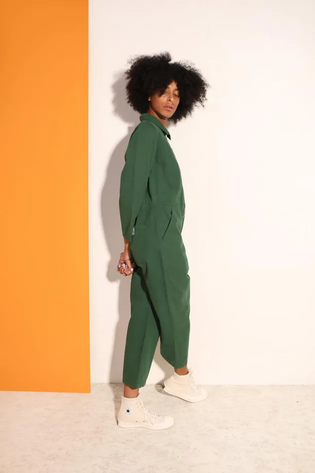 Dominic Boilersuit Forest Green Womens LF Markey One Pieces