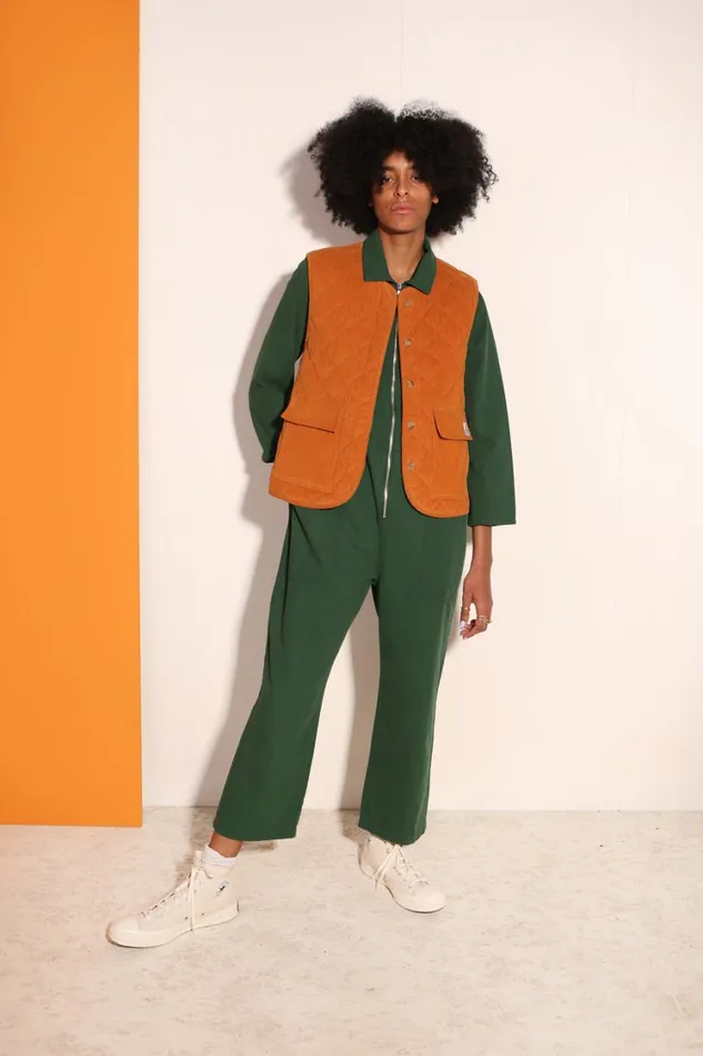 Dominic Boilersuit Forest Green Womens LF Markey One Pieces