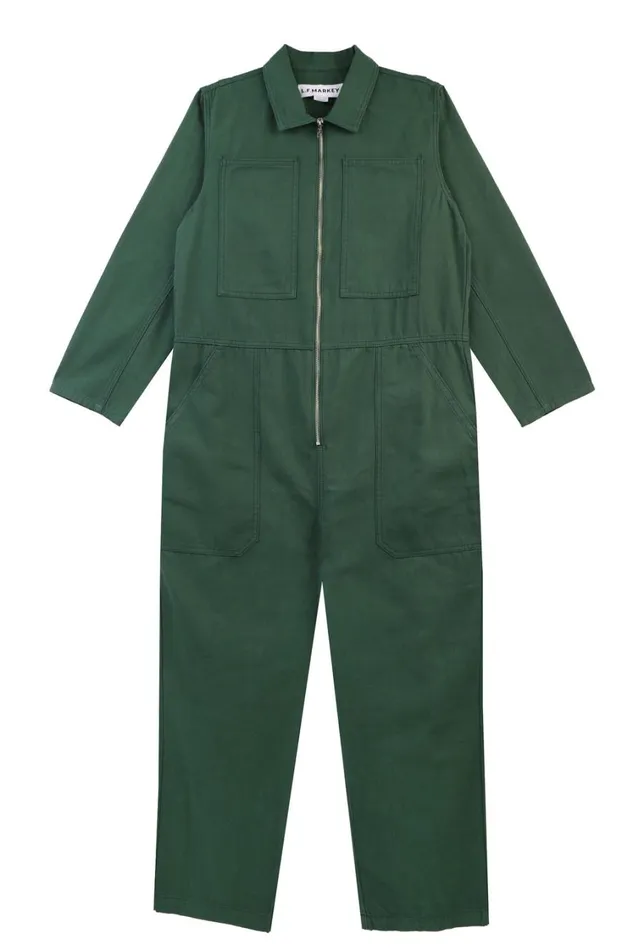 Dominic Boilersuit Forest Green Womens LF Markey One Pieces