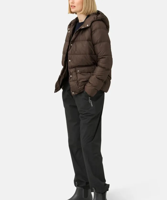 Down Jacket 8211 Chocolate Brown Outerwear Ilse Jacobsen All Jackets And Coats