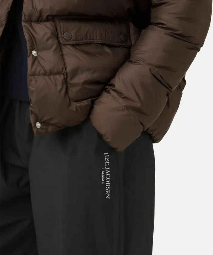 Down Jacket 8211 Chocolate Brown Outerwear Ilse Jacobsen All Jackets And Coats