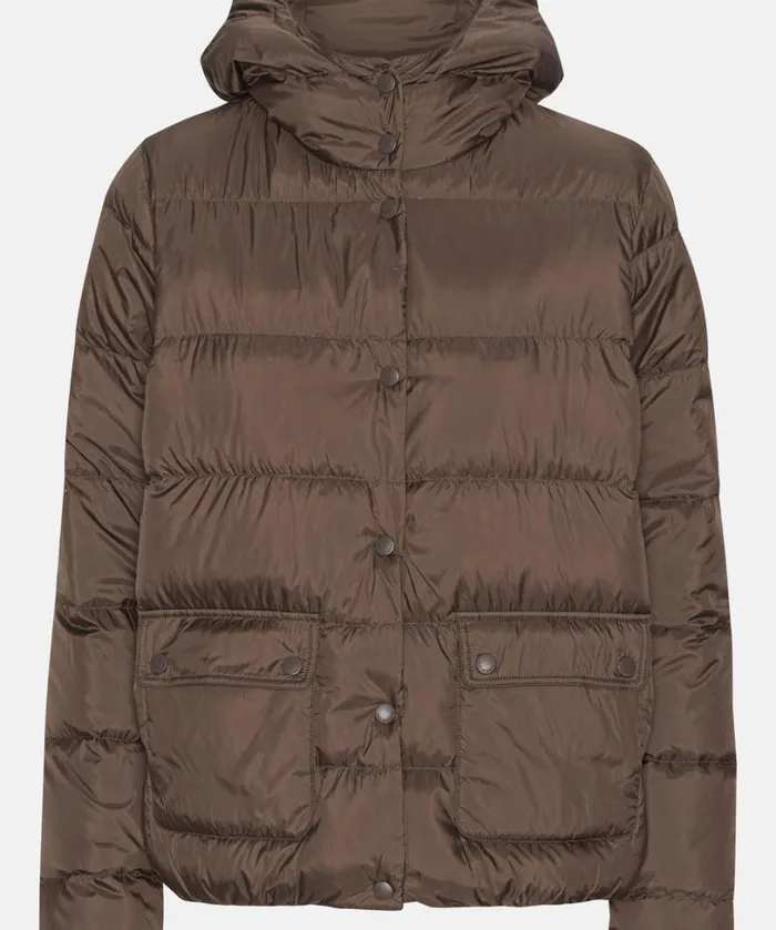Down Jacket 8211 Chocolate Brown Outerwear Ilse Jacobsen All Jackets And Coats