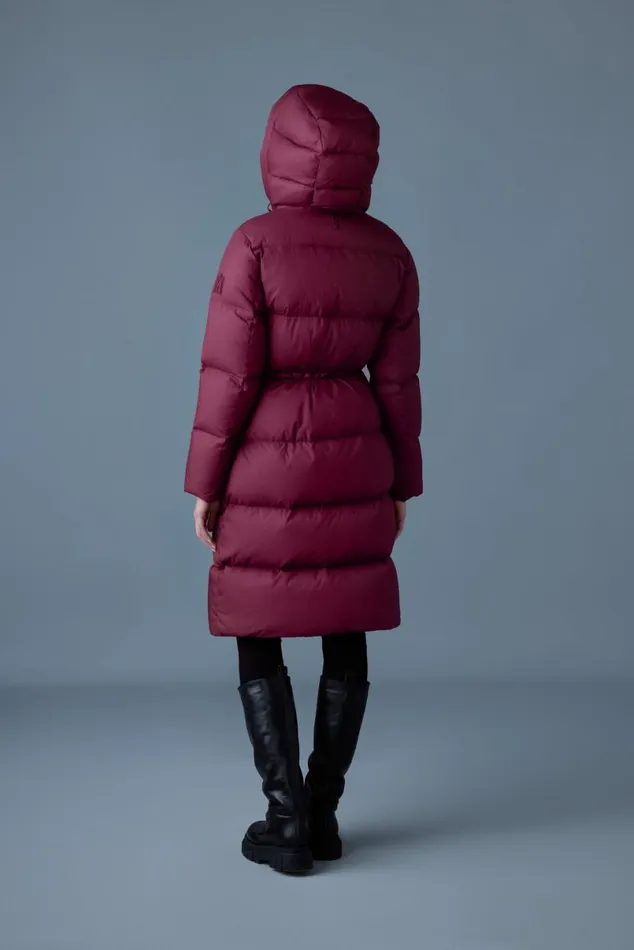 Downs and Jackets Women Mackage ISHANISW Softwash Long Down Coat With Hood Trench