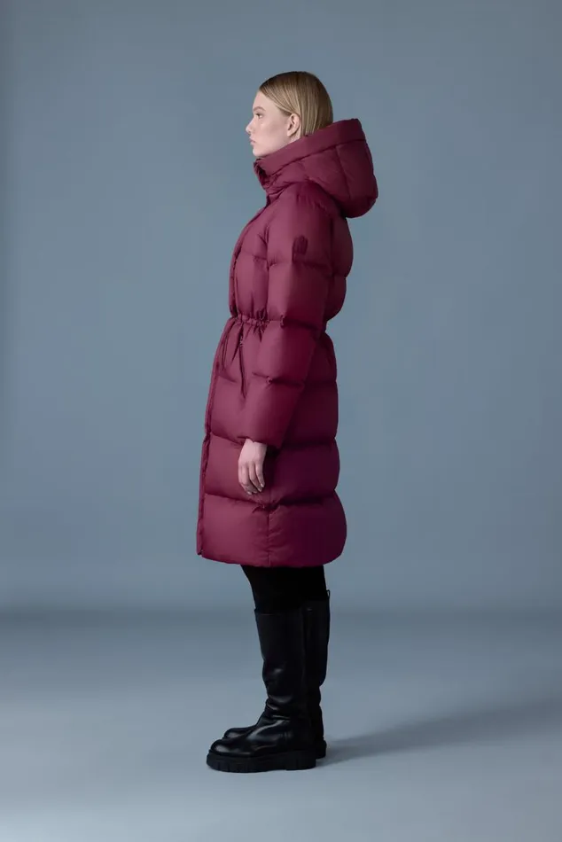Downs and Jackets Women Mackage ISHANISW Softwash Long Down Coat With Hood Trench