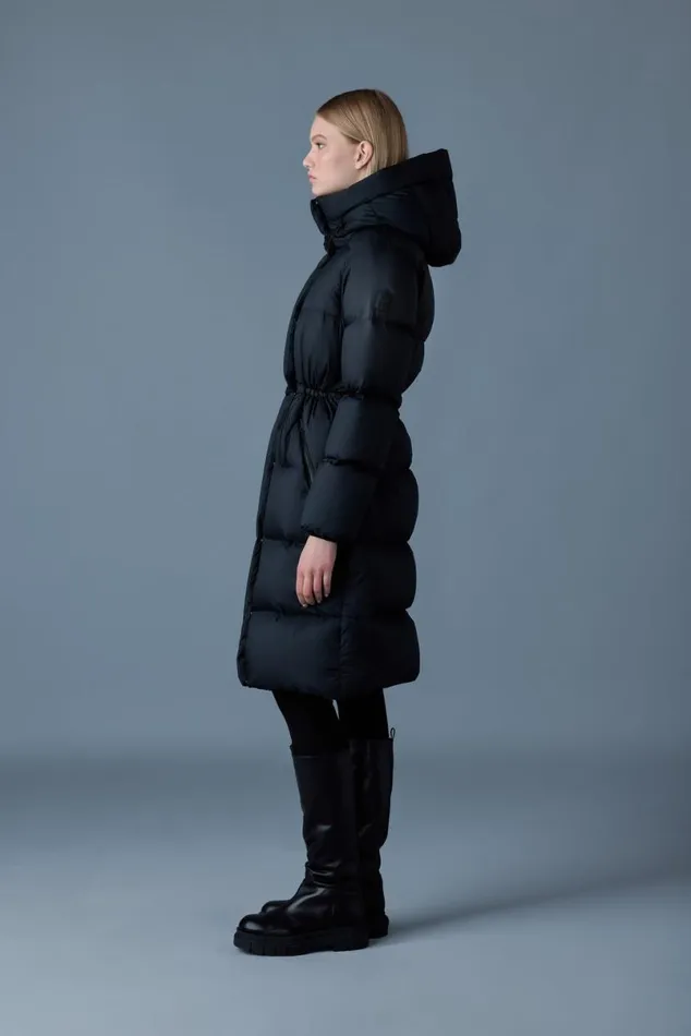 Downs and Jackets Women Mackage ISHANISW Softwash Long Down Coat With Hood Trench