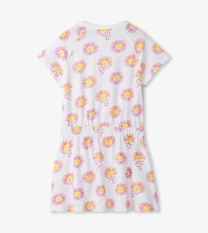 Dresses Girls Hatley Girls Heart Suns Cinched Waist Dress