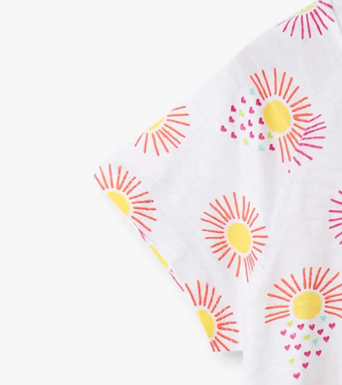 Dresses Girls Hatley Girls Heart Suns Cinched Waist Dress