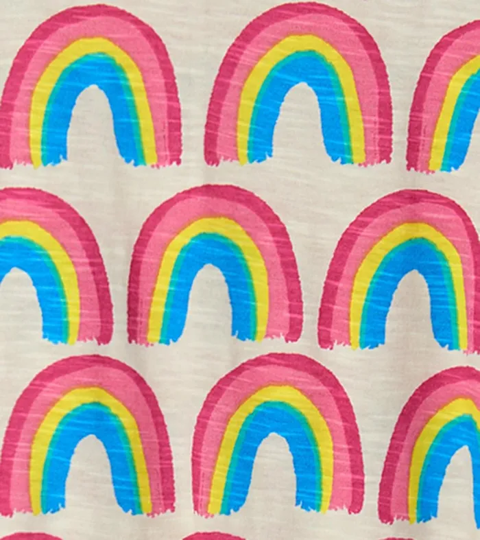 Dresses Girls Hatley Girls Pretty Rainbows Drop Waist Dress