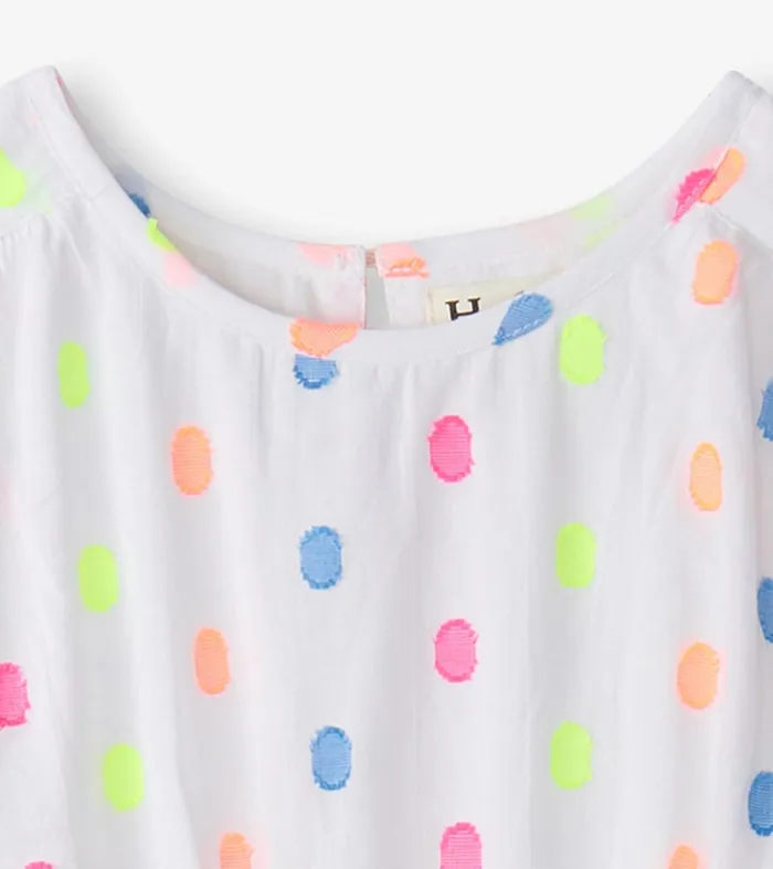 Dresses Girls Hatley Girls Summer Dots Woven Play Dress