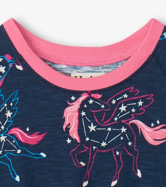 Dresses Girls Hatley Pegasus Constellations Drop Waist Dress