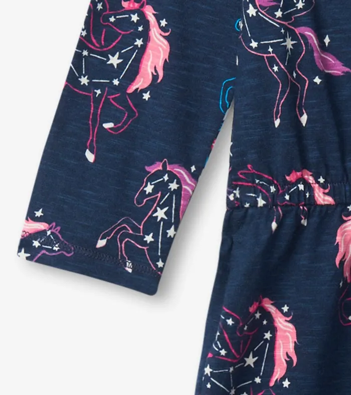 Dresses Girls Hatley Pegasus Constellations Drop Waist Dress