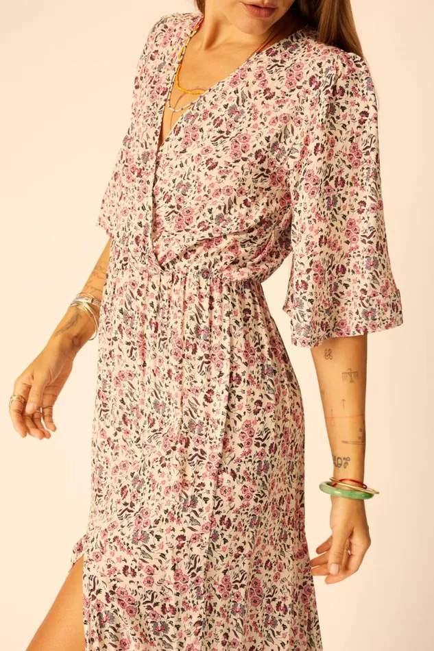 Dresses Shop Natalie Martin COCO MAXI Petite Fleur Rose