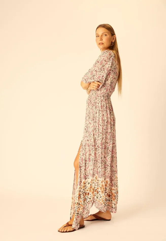 Dresses Shop Natalie Martin COCO MAXI Petite Fleur Rose