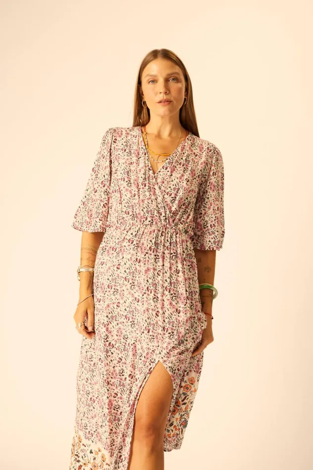 Dresses Shop Natalie Martin COCO MAXI Petite Fleur Rose