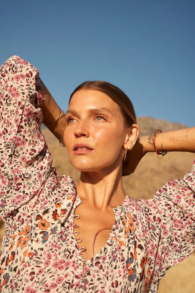 Dresses Shop Natalie Martin FIORE MAXI Petite Fleur Rose