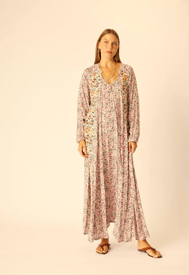 Dresses Shop Natalie Martin FIORE MAXI Petite Fleur Rose
